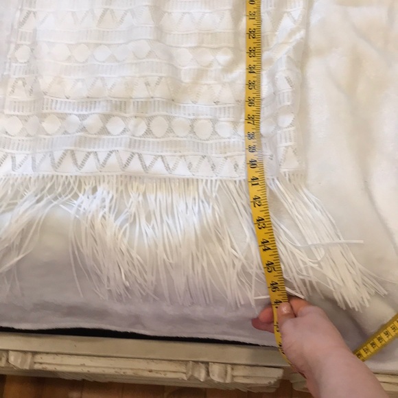 C by cubic off shoulder lace fringe dress size 8 - Picture 7 of 15